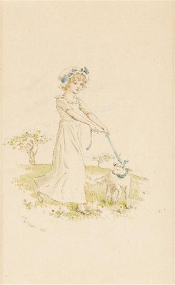 Greenaway, Kate (1846-1901) Mary had a Little Lamb.